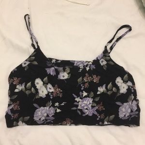 Crop top/bathing suit cover